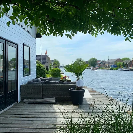 Holiday Home At The Water, Fire Place, Boat And Sup Rent, Near Amsterdam Aalsmeer Exterior photo
